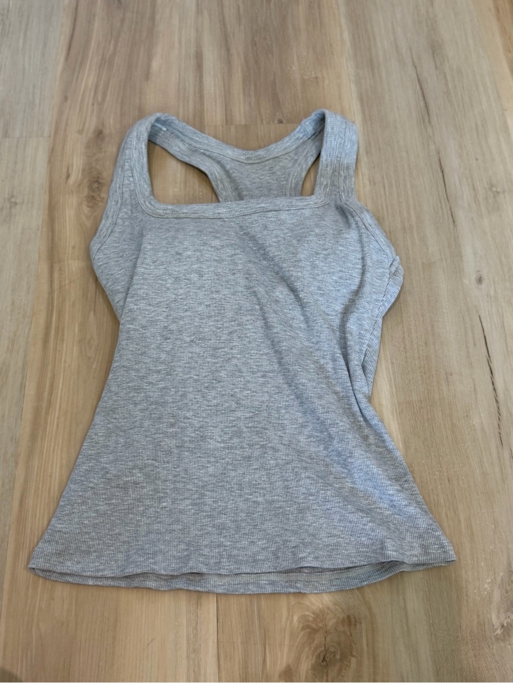 Gray Racerback Tank Top - Unbranded